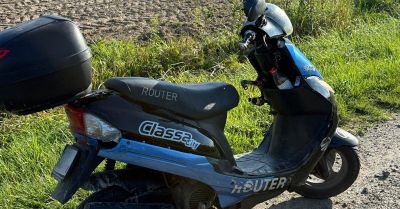 31-latek jechał motorowerem po alkoholu i bez kasku